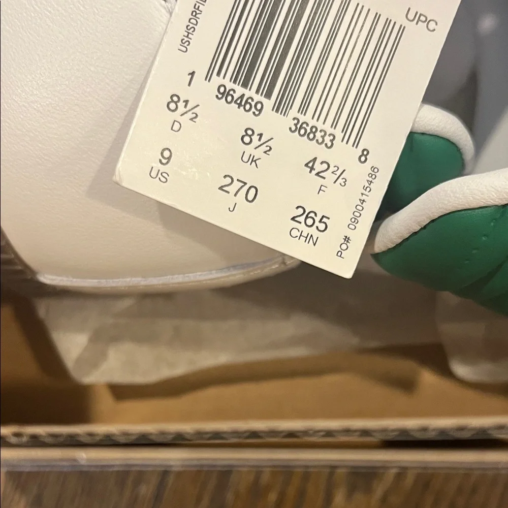 Adidas Samba OG White & Green Shoes Sneakers - New with tags and box 9 - Picture 2 of 8